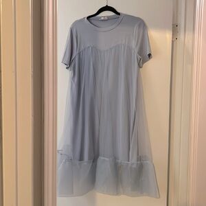 WoWo Light Blue Tulle Dress